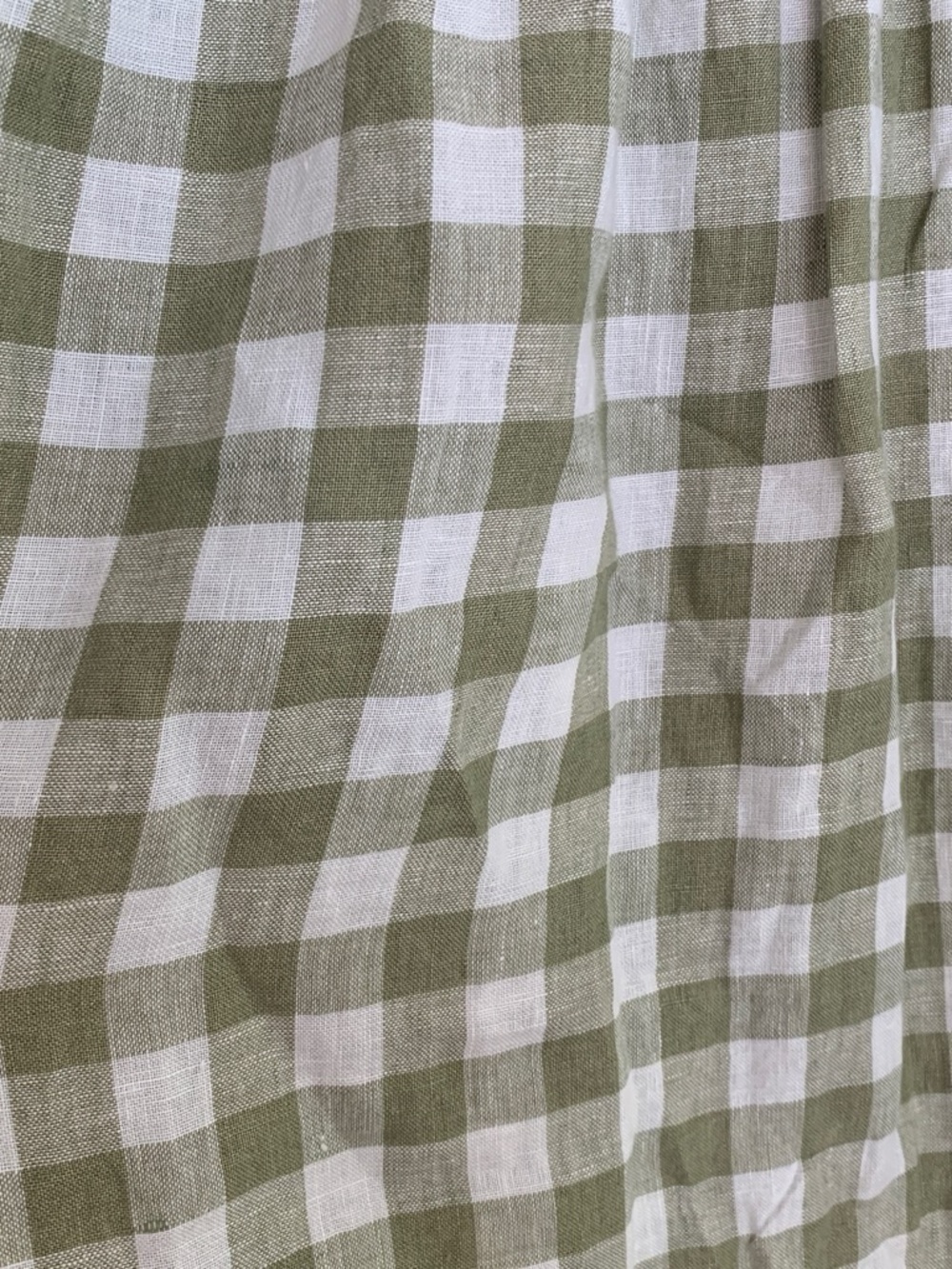 notPERFECTLINEN Laurel Gingham Sion Skirt - Picture 4 of 5